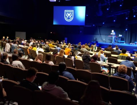 Rubens speaking at Victory